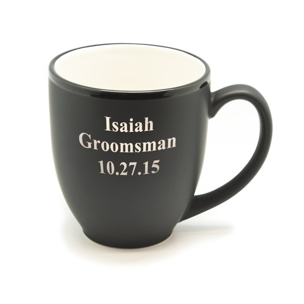 Name Designation & Date Personalized Hilo Bistro Mug