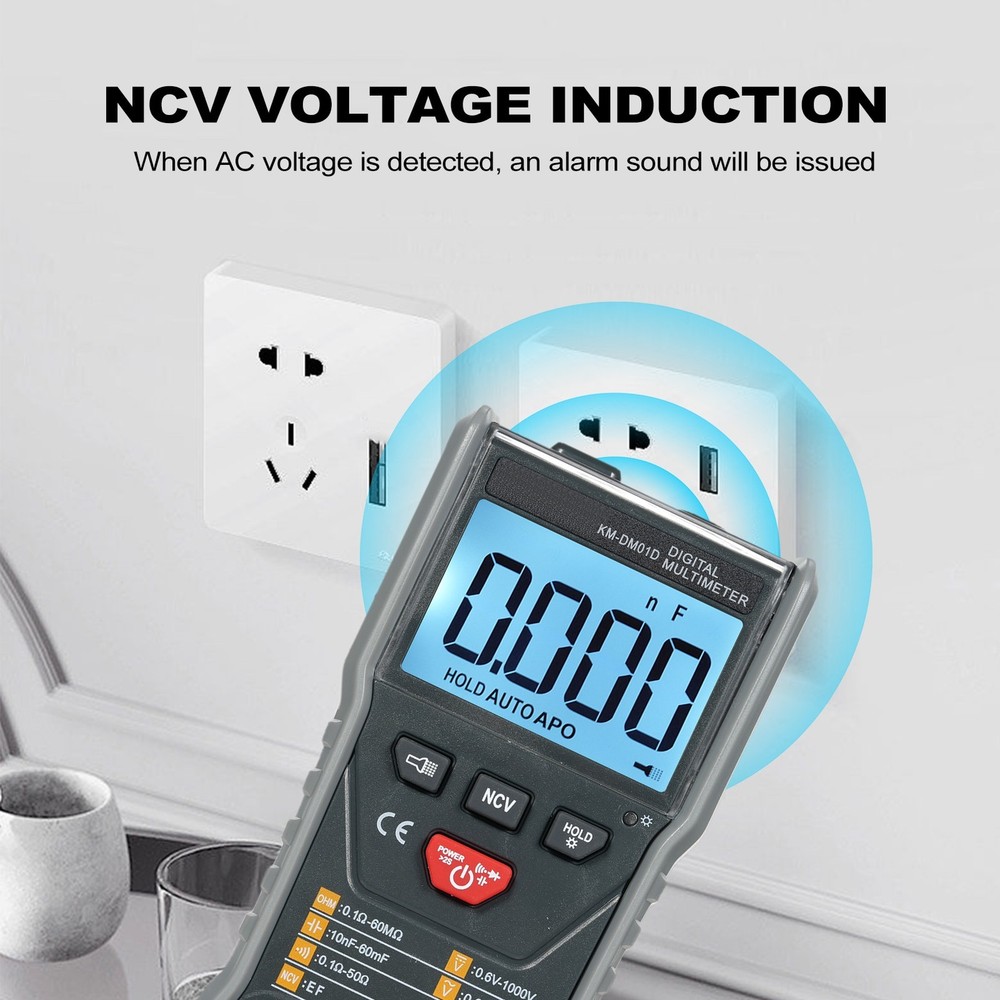 Digital Multimeter Test Jacks With Max Input Marker Sleep Mode After ~15min