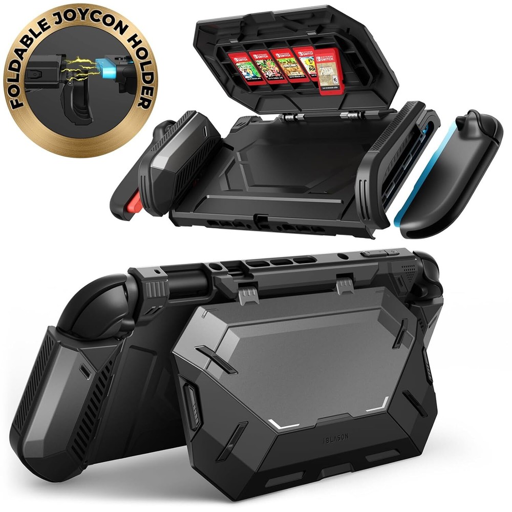 i-Blason for Nintendo Switch 2 Case, with Stand Dockable Foldable JoyCon Holder