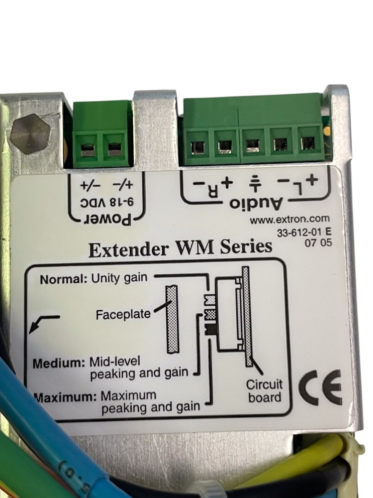 EXTRON EXTENDER WM Externer WM AAP Audio PC Input