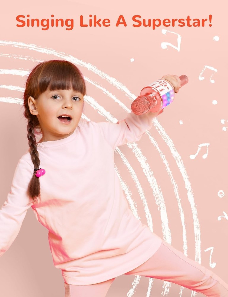 Multi-Functional Karaoke Microphone: Singing, Recording & Party Fun for Everyone