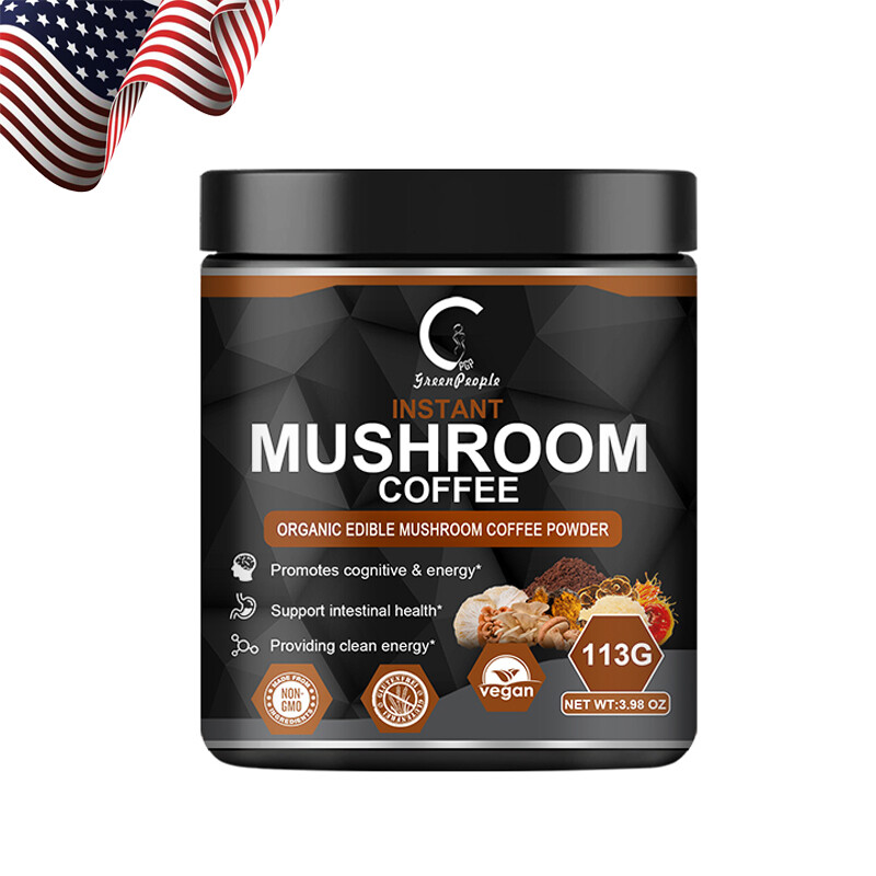 Organic Lions Mane Mushroom Coffee Powder 113g Brain & Memory Hericium Erinaceus