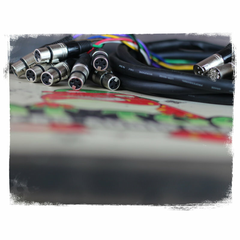 XLR Snake Cable Patch (10ft X 8 Channels) by FAT TOAD | Studio Stage, Live Sound