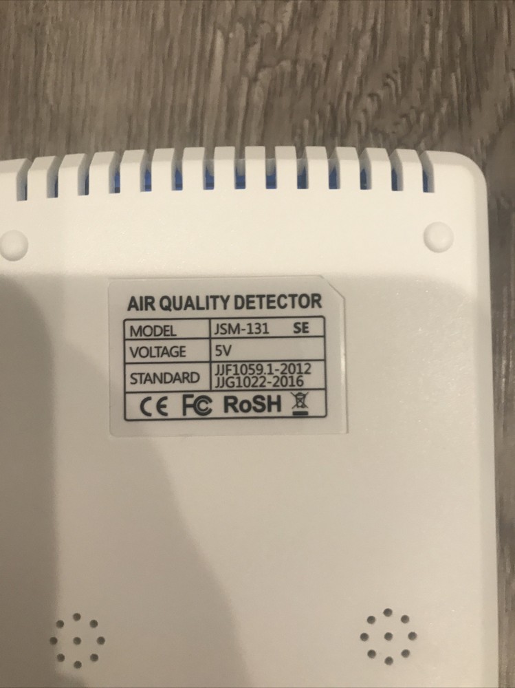 Anwick Air Quality Detector JSM-131-NEW. PROTECTOR SCREEN ATTACHED