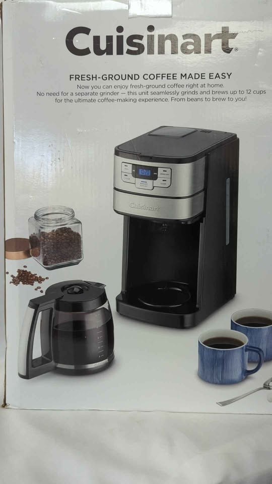 Cuisinart Automatic Grind & Brew 12-Cup Coffee Maker with Blade Grinder