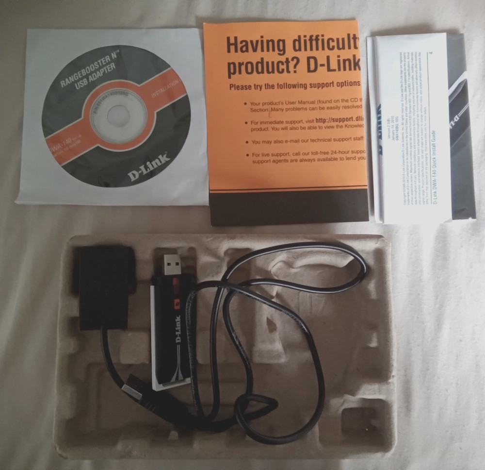 D-LINK RANGEBOOSTER N USB ADAPTER
