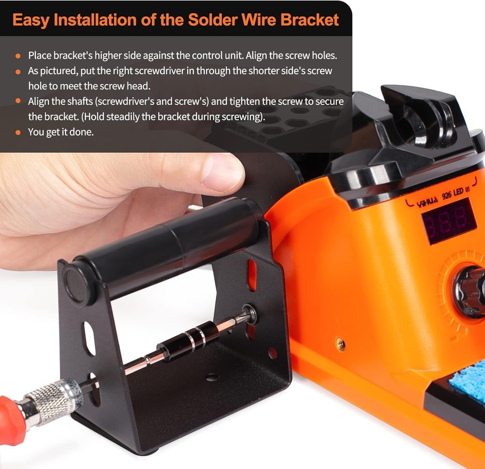 LED Display Soldering Iron Station Kit with Adjustable Temperature Control