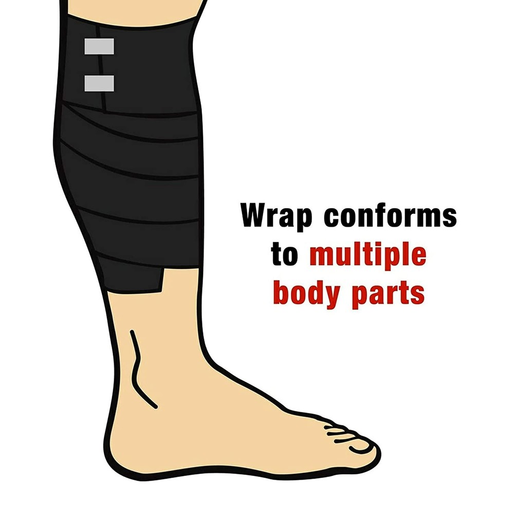 ACE Elastic Bandage with Clips: 3 in. width (Black)