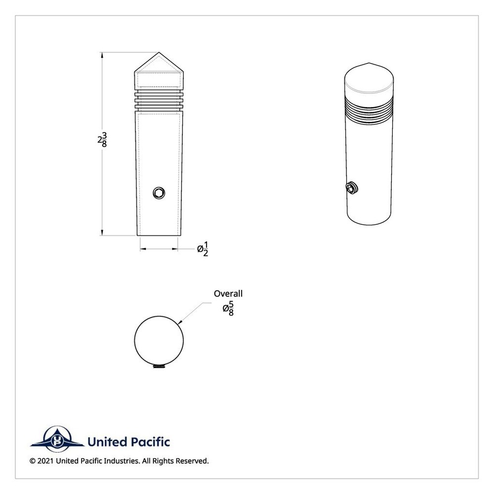 (Set/10) 2-3/8" Chrome Spike Toggle Switch Extensions For Freightliner