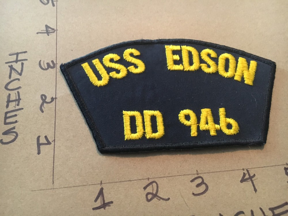 US Navy USS Edson DD-946 Hat Patch 5/20/25