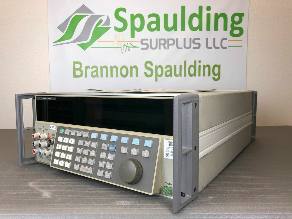 Fluke 5700A Multi Function Calibrator w/ Wideband Option 03 - CAL'D w/ TEST DATA