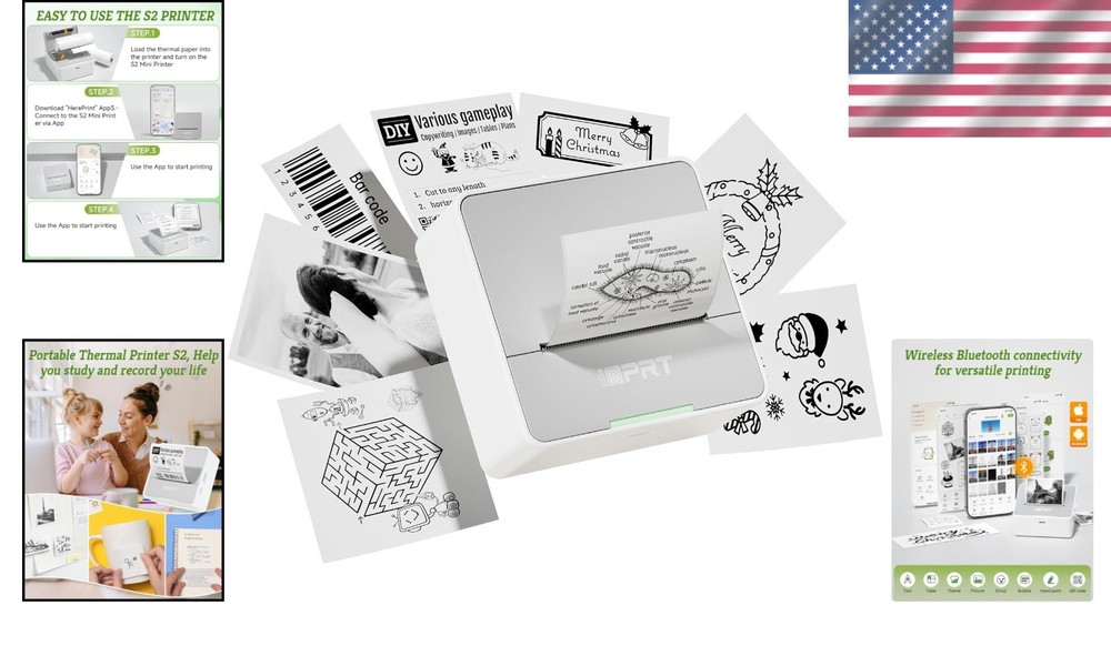 User-Friendly Portable Sticker Printer for Creating Custom Labels on the Go