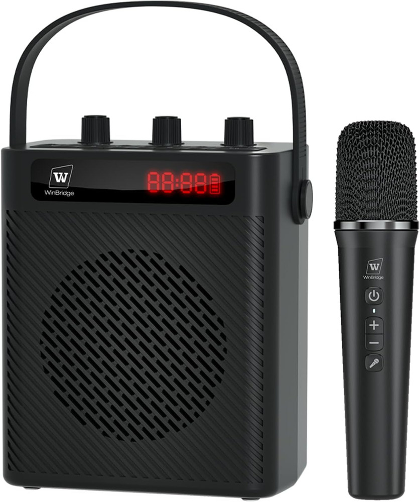 Voice Amplifier with Wireless Microphone & Speaker - Portable Mini Bluetooth PA