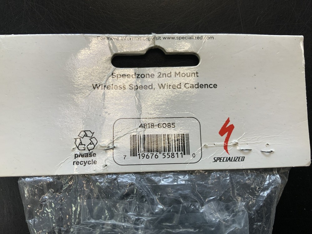 Specialized Speedzone 2nd mount wireless speed / wired cadence
