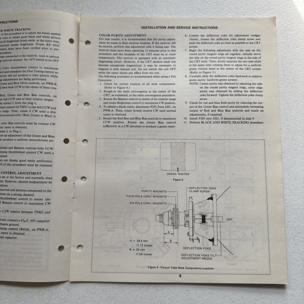 Sharp Electronics Color TV Model C1335 Preliminary Service Information