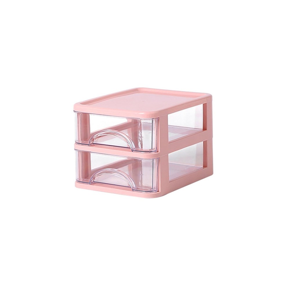 Stationery Storage Box,Desk with Drawer Desktop Desk Storage Box Stackable Or...