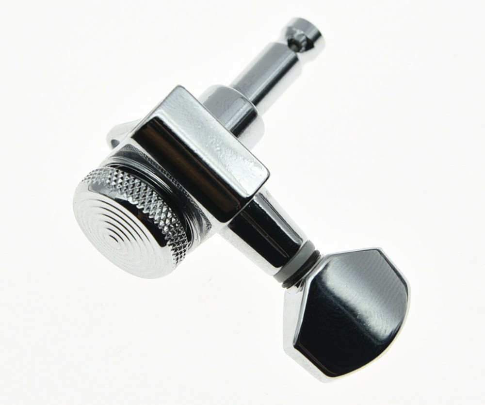 Wilkinson Locking Guitar Tuners Chrome 6 Inline Tuning Keys Machine Heads
