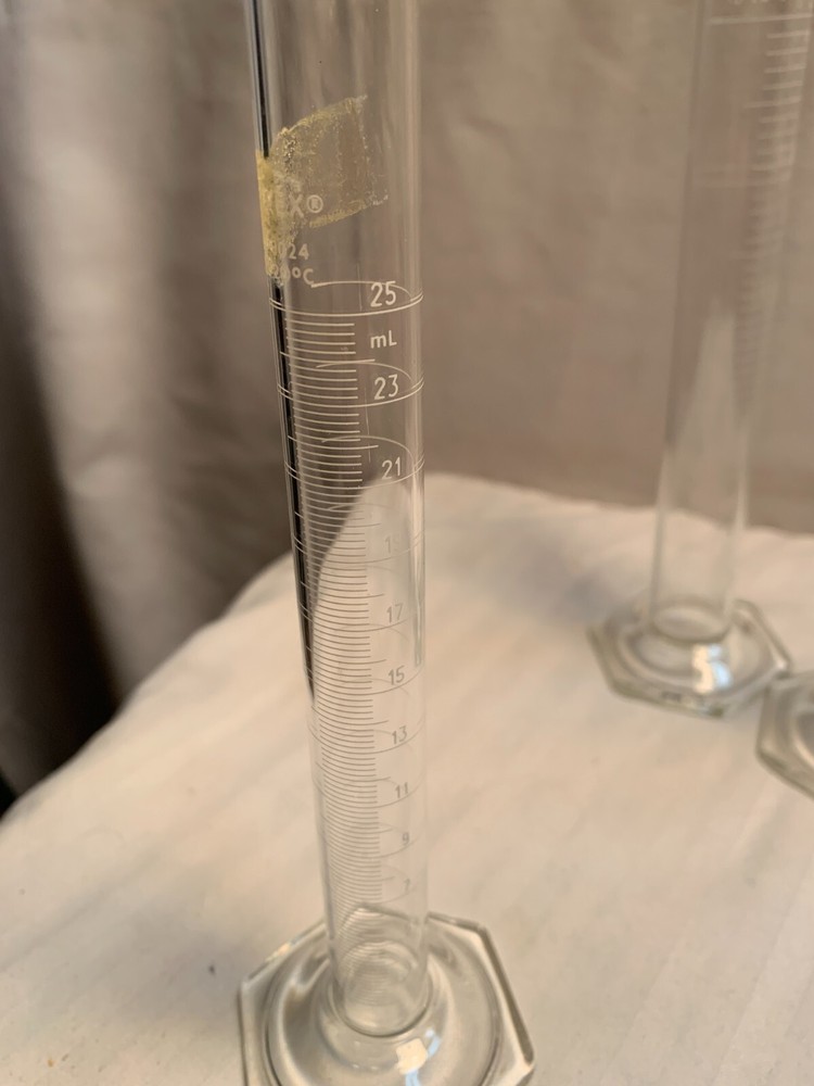 4 Corning Pyrex Graduated Cylinder