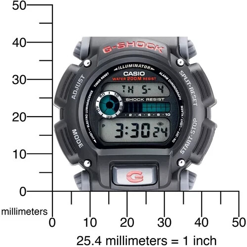 Casio DW9052-1V, G-Shock Chronograph Watch
