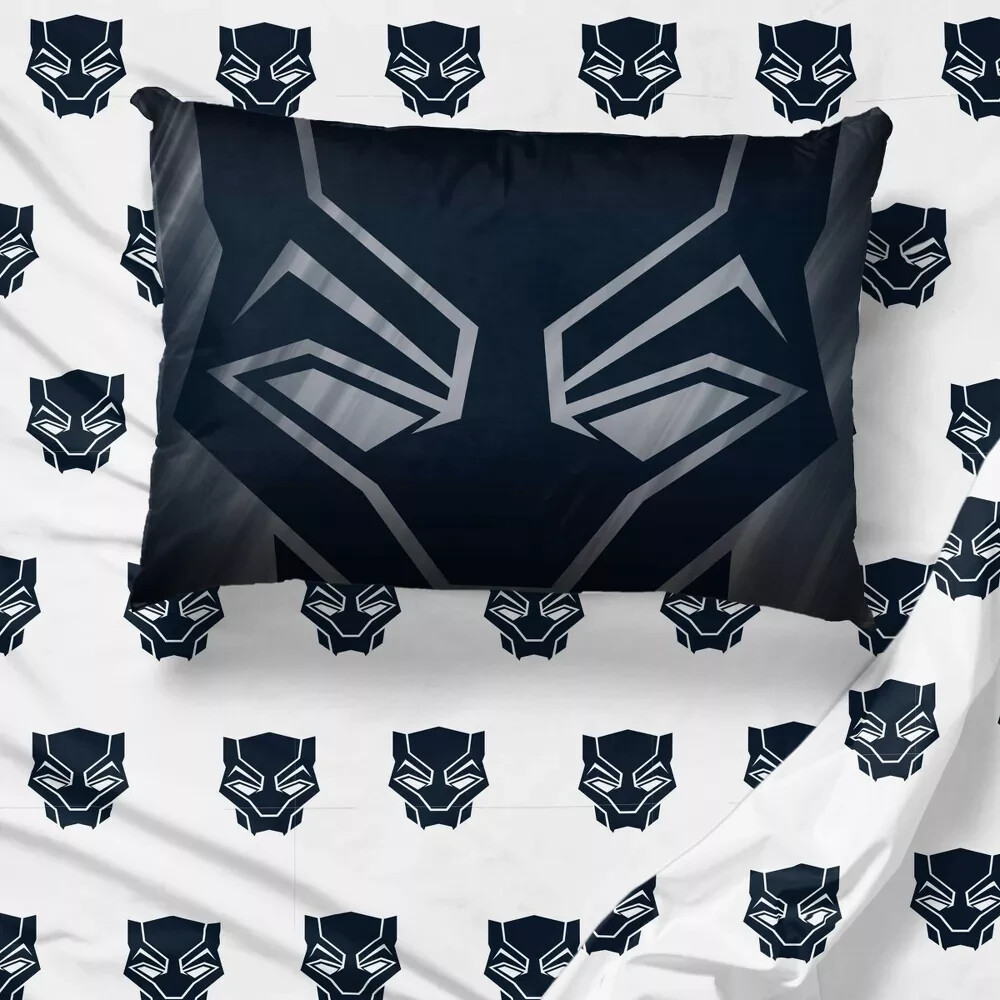 4 pc Marvel Studio Legacy Black Panther Twin Comforter & Sheet Set NIP