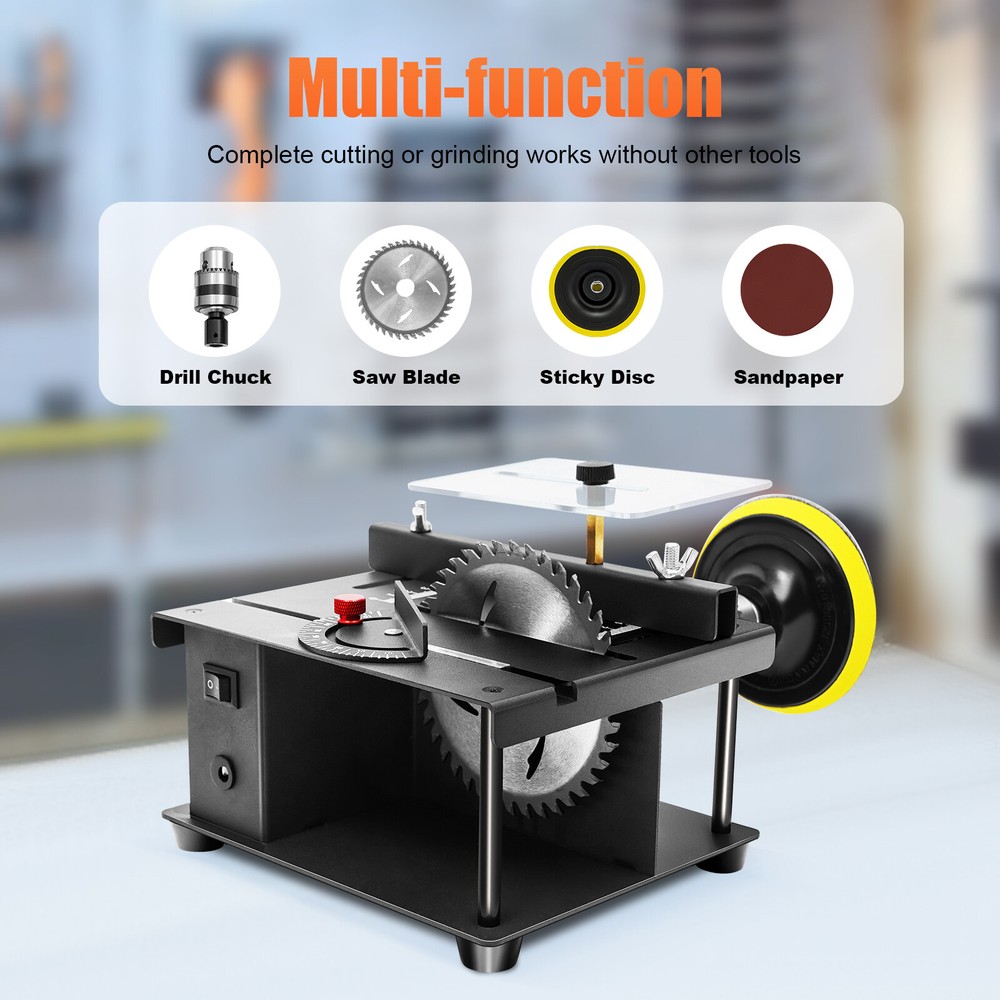Multifunctional Mini Precision Table Saw Home Woodworking Cutting DIY Machine