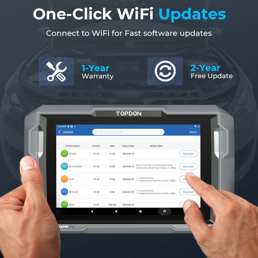 🔥2026 TOPDON AD900 Lite Bluetooth Scanner Bidirectional Diagnostic Scan Tool