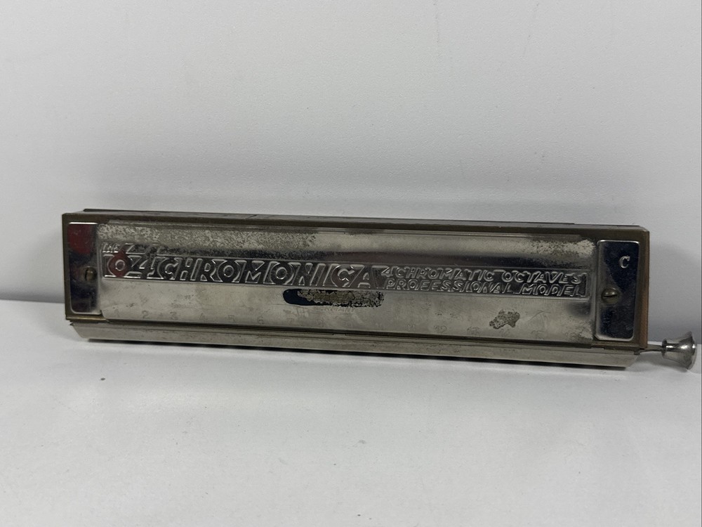 VTG 60's M. Hohner 64 Chromonica 4 Chromatic Octave Pro Model Harmonica