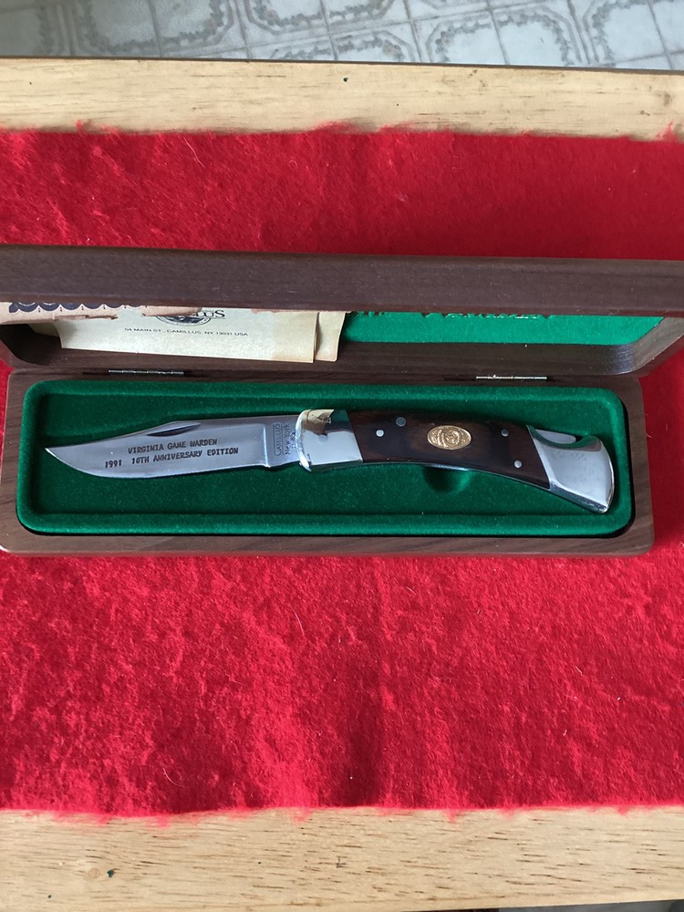 camillus Large Folder Va. Game Warden