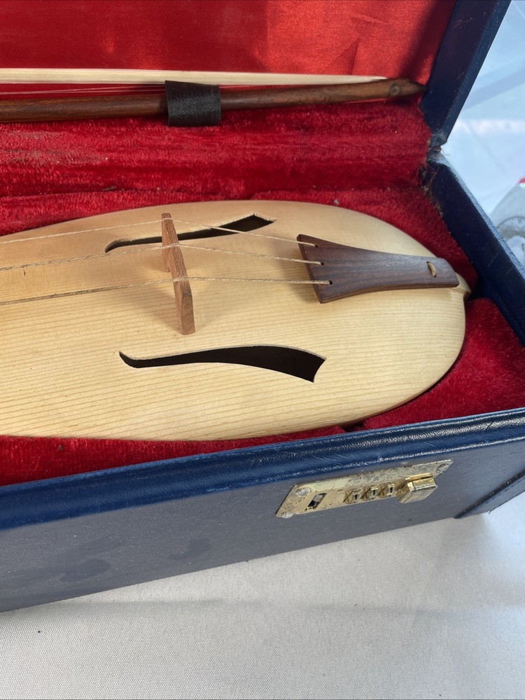 ROOSEBECK 3-STRING REBEC w/ BOW & HARD CASE