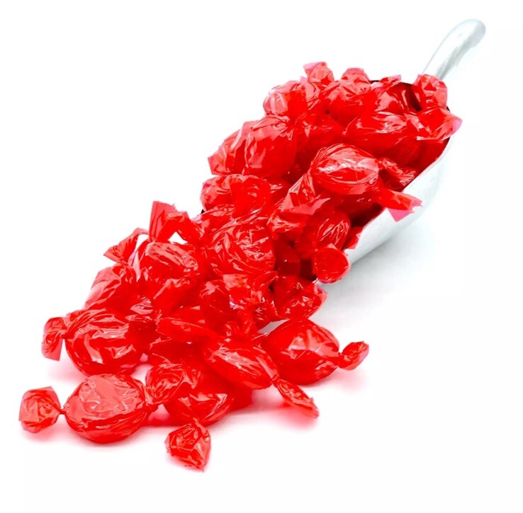 Cinnamon Discs Candy 2.5 Pounds Cinnamon Candy - Red Individually Wrapped