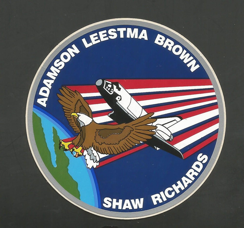 NASA SHUTTLE COLUMBIA STS-28  CREW PATCH SPACE  DECAL STICKER 3 1/2"