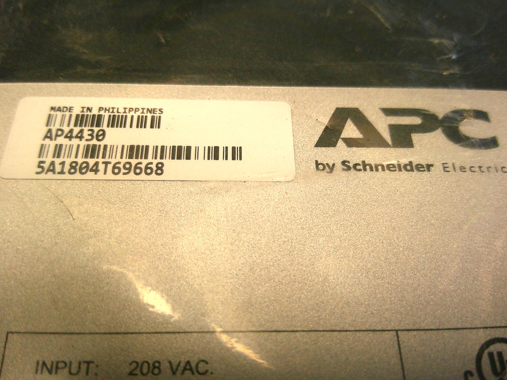 *NEW* APC AP4430 Rack Auto Transfer Switch