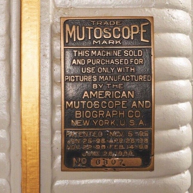Mutoscope Clamshell Arcade Machine Circa 1898-W.C Fields The. "Pool Sharks"