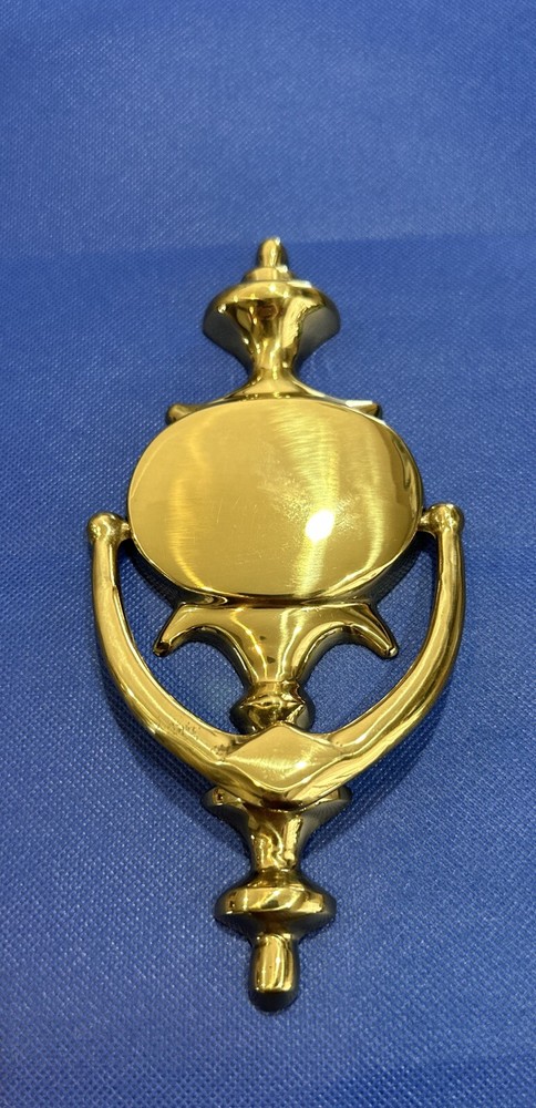 Vintage Solid Brass urn door knocker