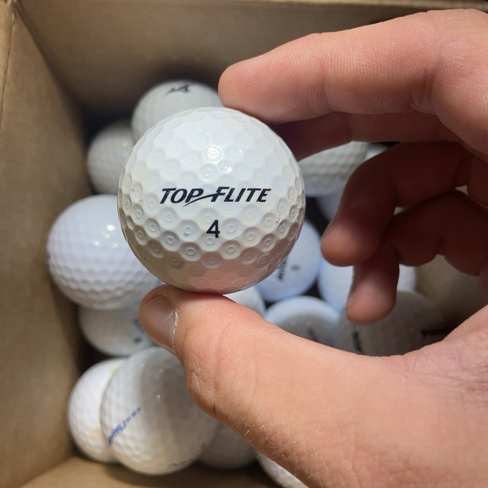 40x Assorted White Golf Balls Misc Brands 4A/3A Good/Fair Condition Grade A
