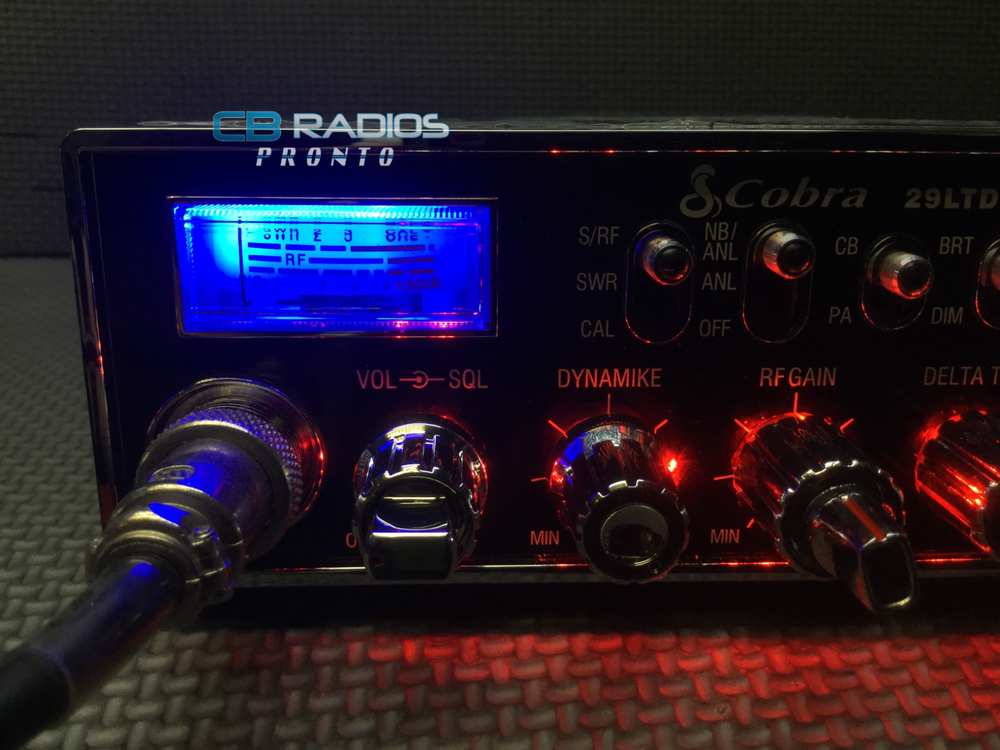 Cobra 29 LTD Chrome - RED NITRO LED LIGHT RINGS + PERFORMANCE TUNED + ECHO