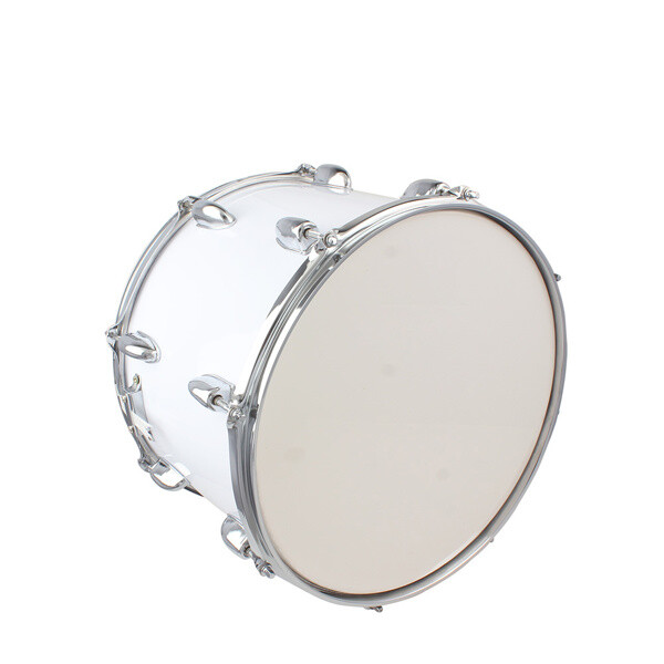 White 14 x10 inches Marching Drum Drumsticks Key Strap
