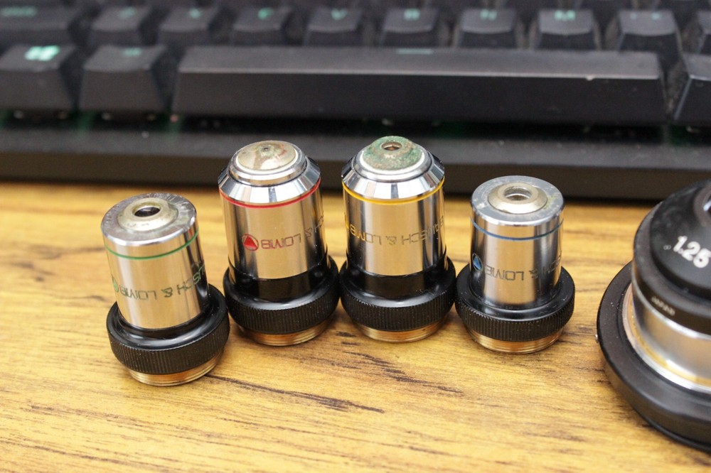 (dirty) bausch lomb microscope lenses