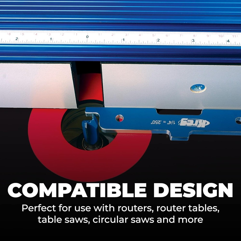 7-Piece Precision Router Table Set Up Bars