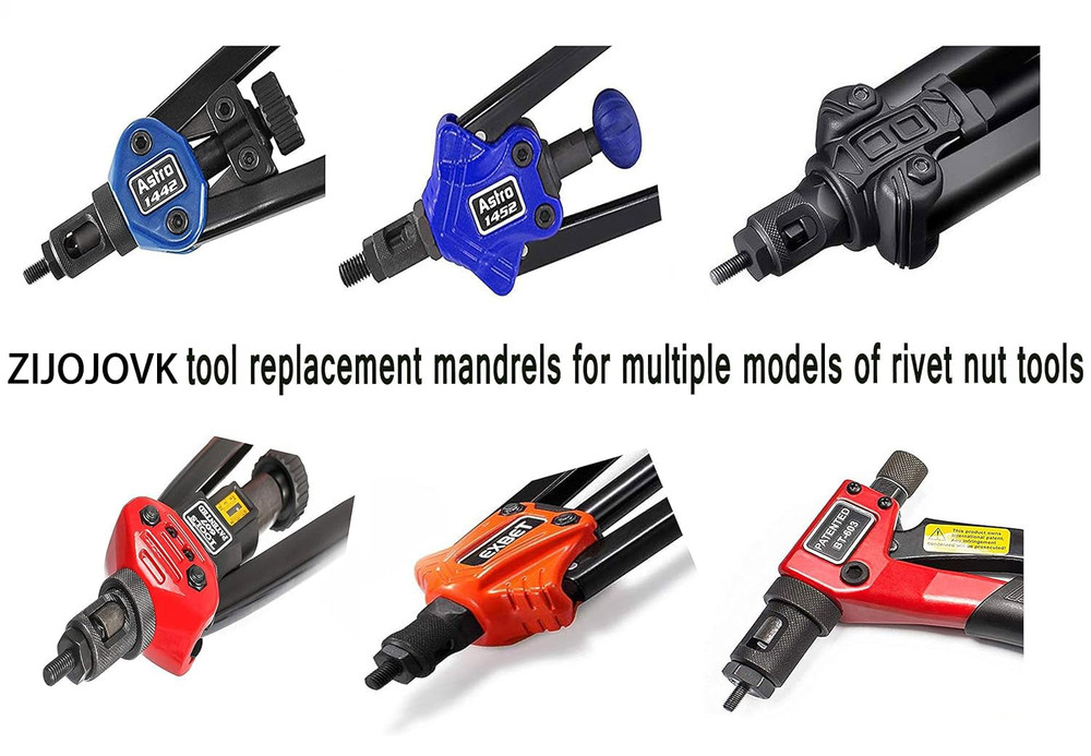 3/8-16 Rivet Nut Tool Tip, Replacement Mandrel