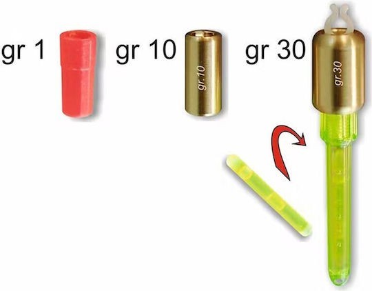 TOP ONE MONKEY BITE Detector With Weights 10gr-30gr