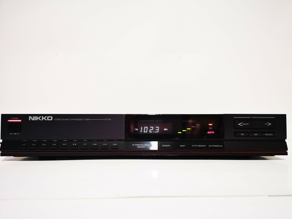 NIKKO Stereo Quartz Synthesized Tuner NT100