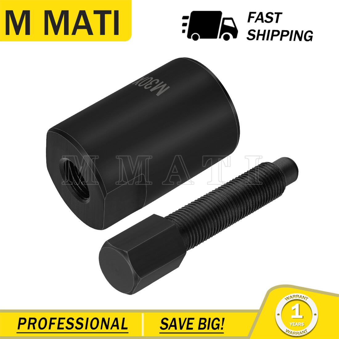 30mm x 1.5mm RH Female Flywheel Puller For Kawasaki KLF300 Bayou 300 1986-2004