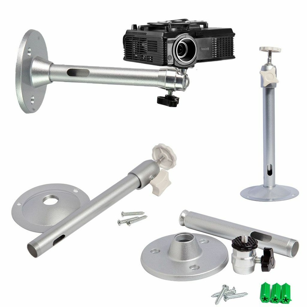 Universal 18cm 22cm LCD DLP Mini Projector Ceiling Wall Mount Bracket Aluminium