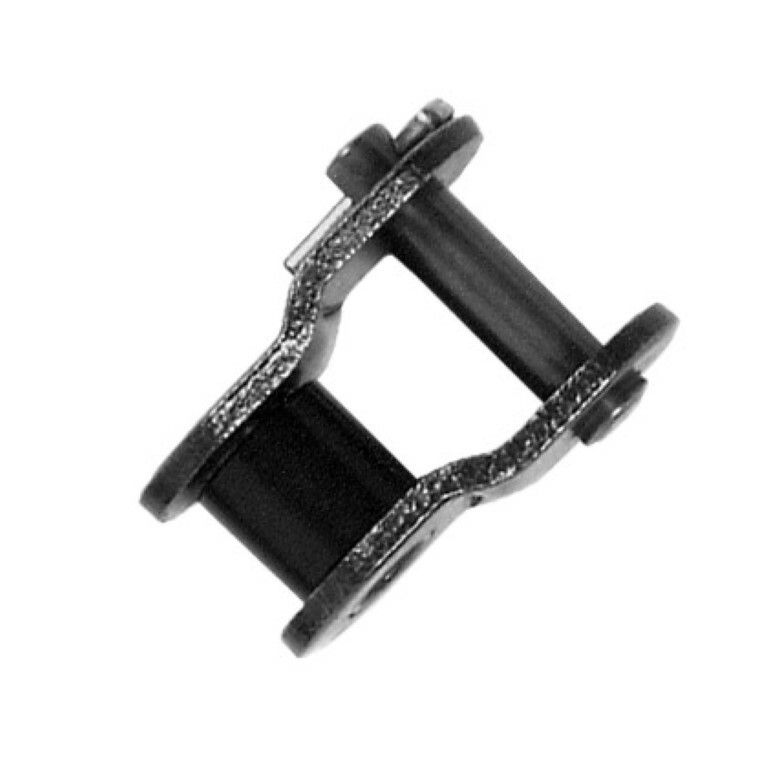 Hardware #50 Nickel Plated Roller Chain Offset 1/2" Half Link 5/8" Pitch Slide