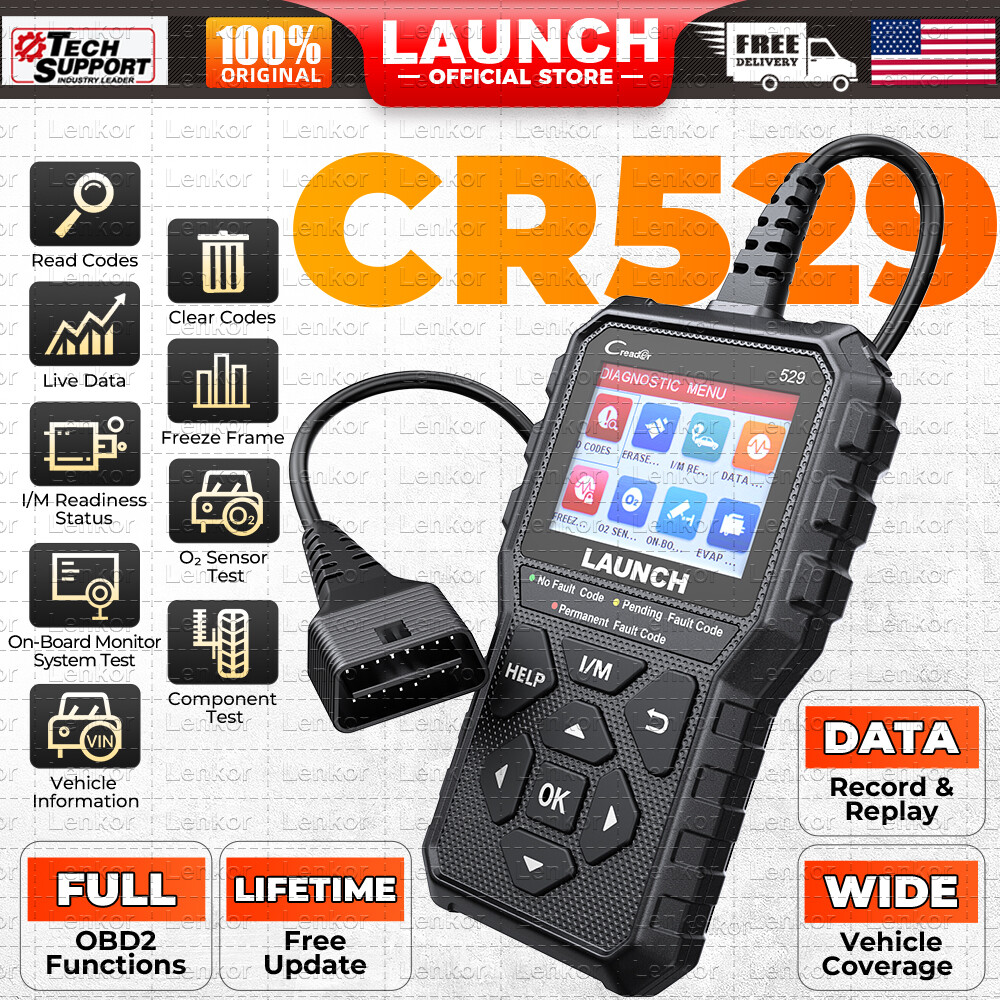 2025 LAUNCH X431 CR529 OBD2 Engine Check Car Code Reader Scanner Diagnostic Tool