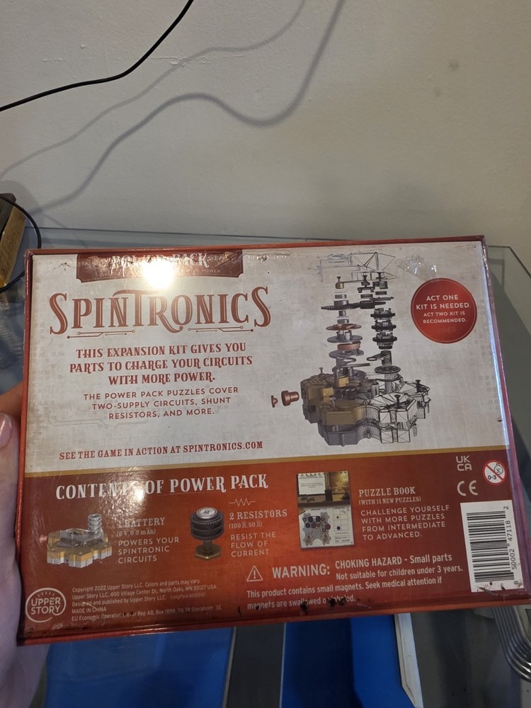 Spintronics Power Pack Expansion Kit NEW Sealed STEM Mechanical Circuits