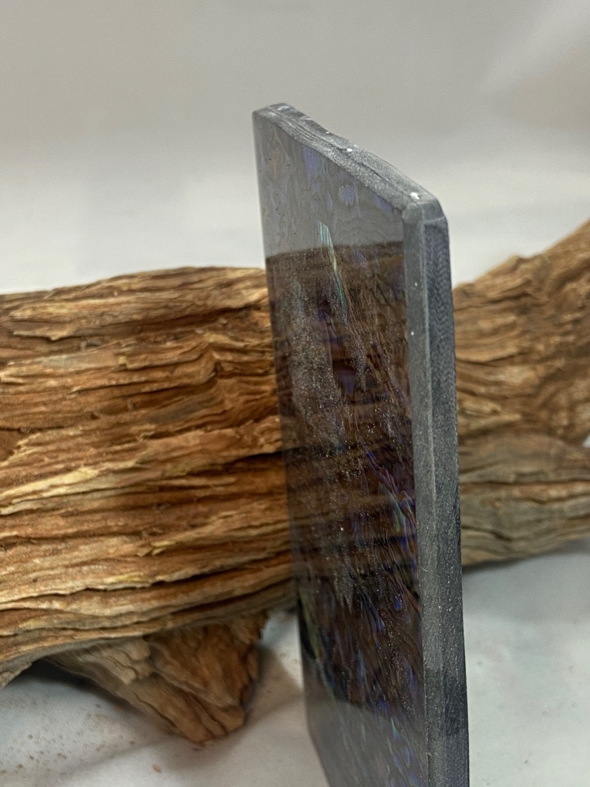 Paua Abalone MOP Purple/Green Knife Scales 1/4" (Enough for 1 to 2 knives) (196)