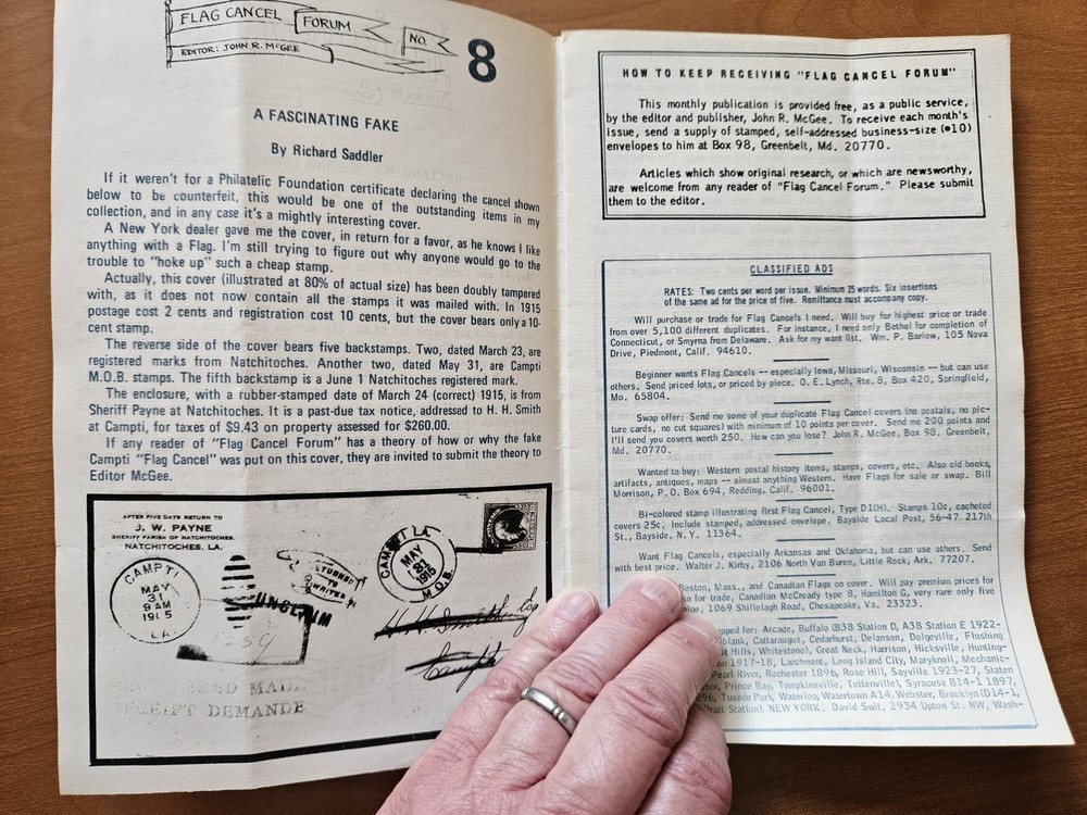 Five Issues Of Flag Cancel Firum 1968