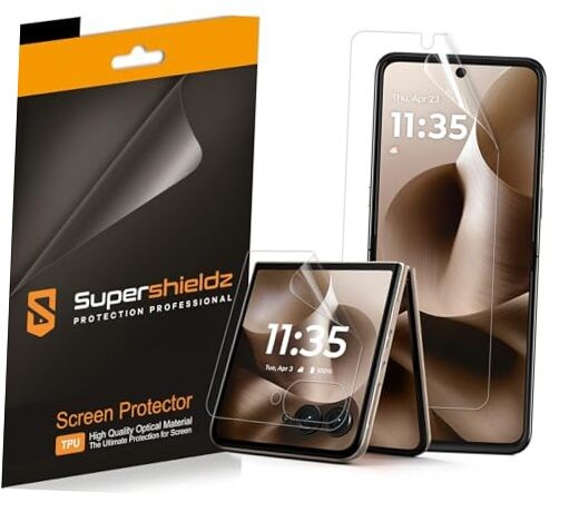 (2 Pack) Designed for Motorola Razr+ Plus (2025) / Razr Ultra (2025) [2 Main